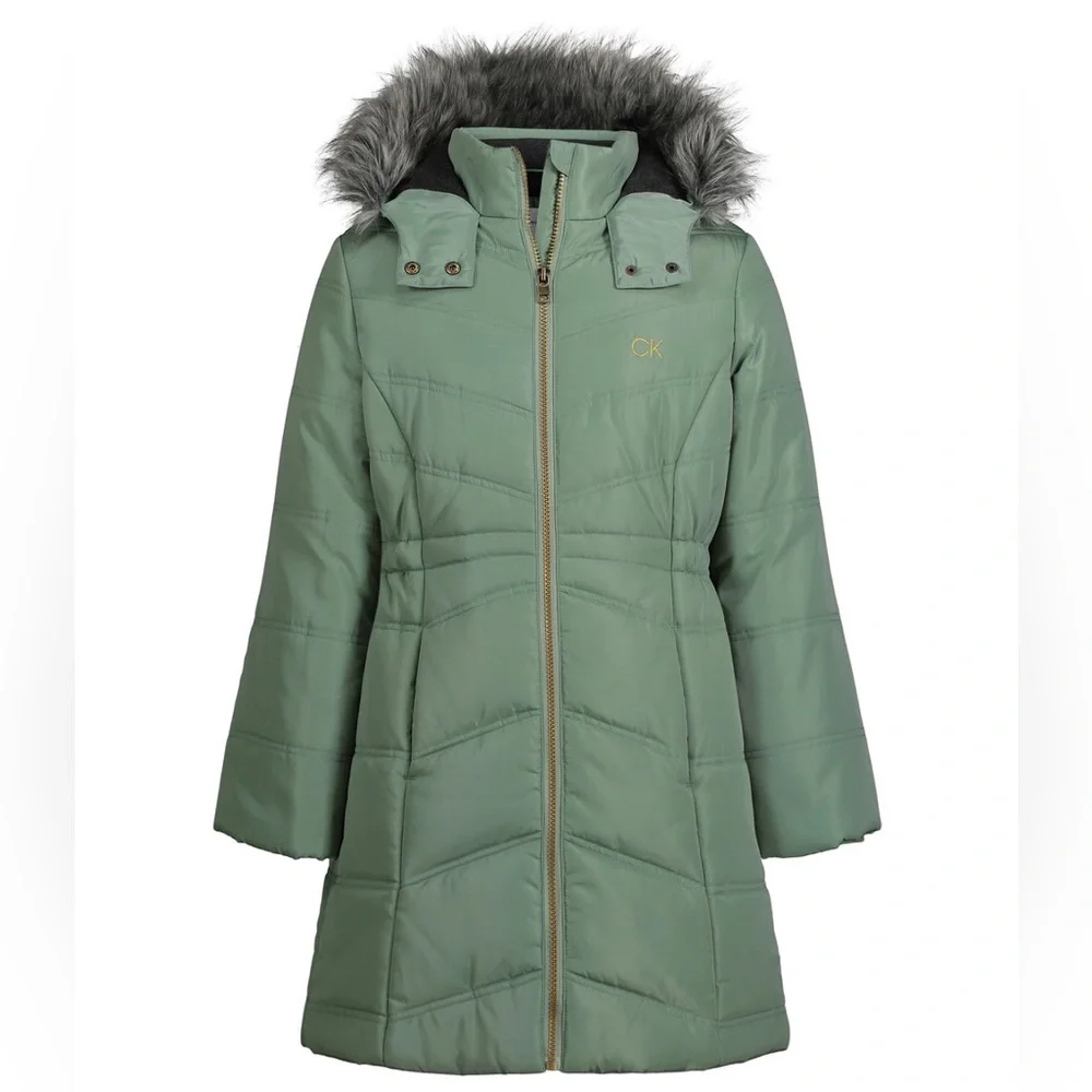Calvin Klein Big Girls Aerial Jacket - Picture 1 of 3